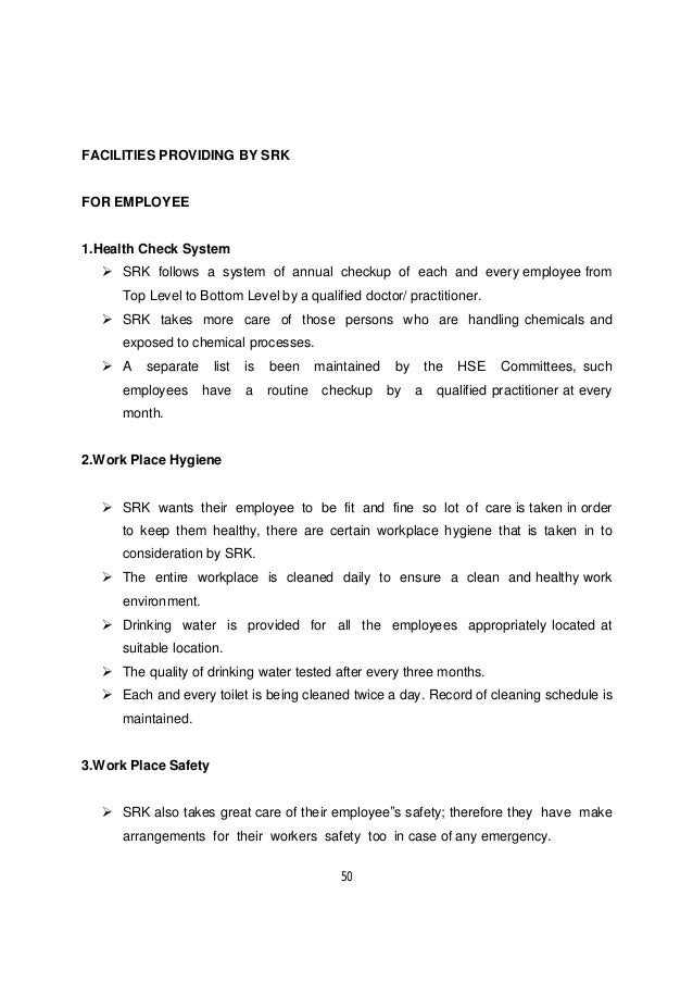 stress management of employees at shree ram krishna exports pvt ltd