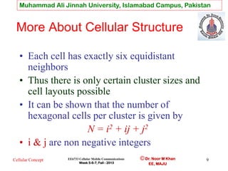Integer Cellula cellular concept.. including trunking, cells etc | PDF