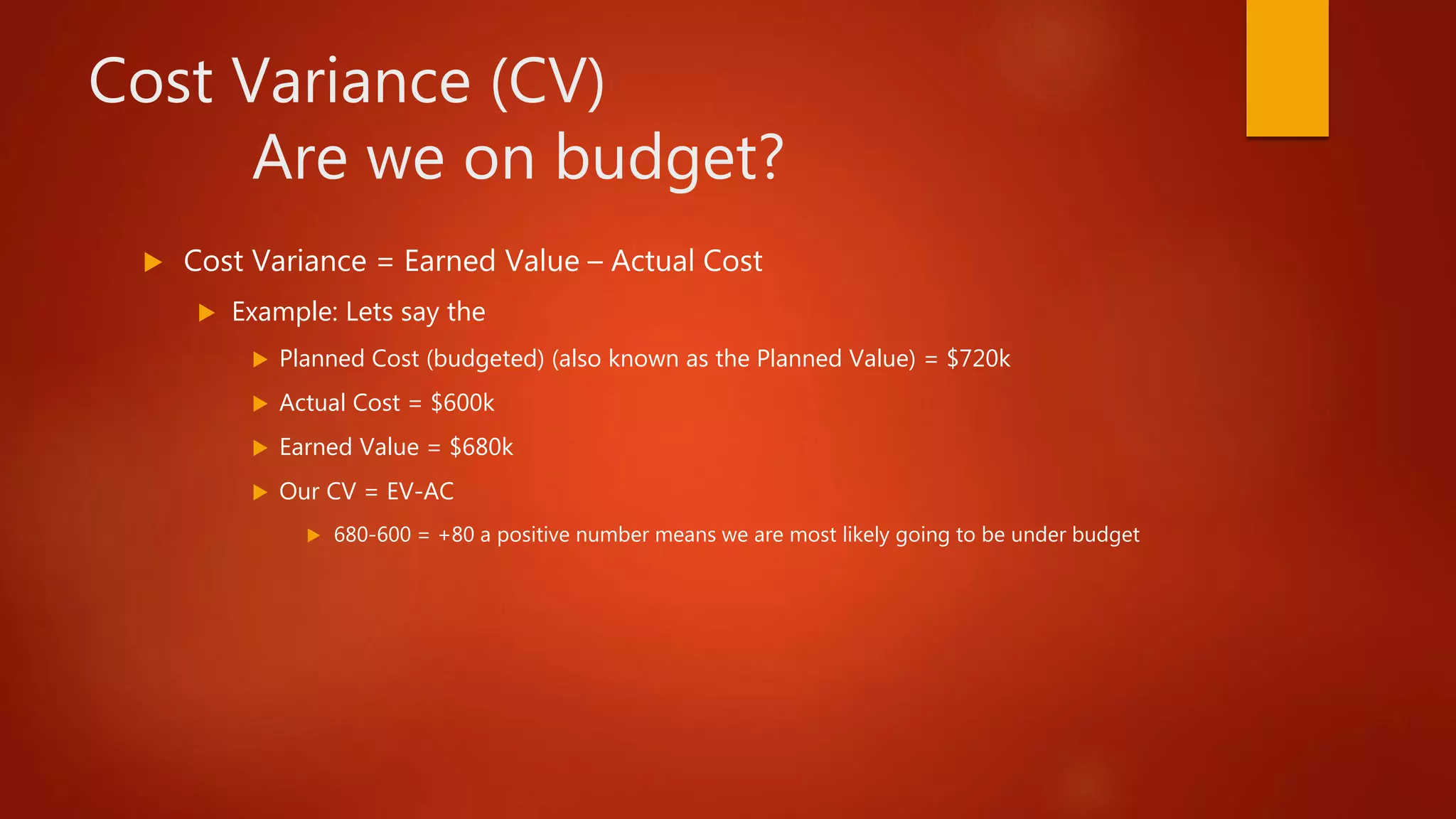 Earned Value Analysis | PPTX
