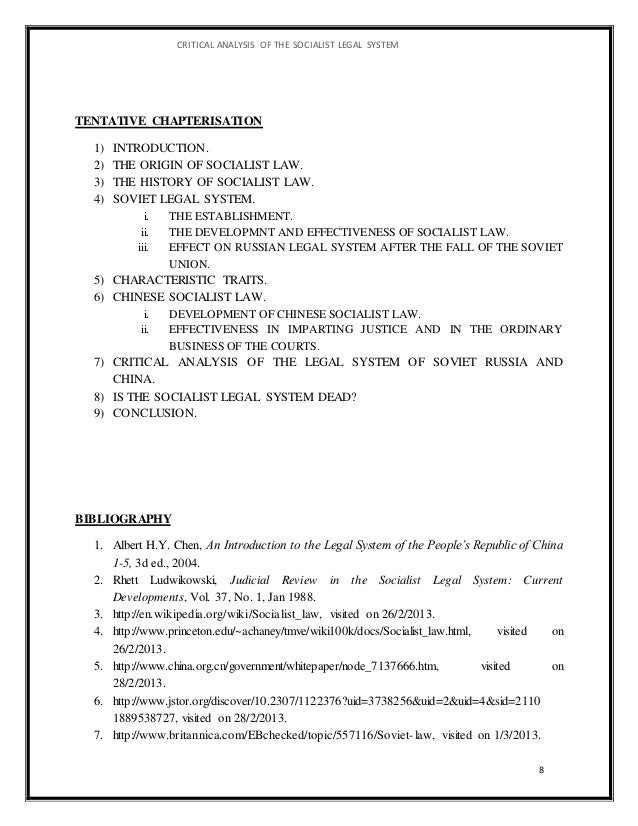 Socialist Law - 