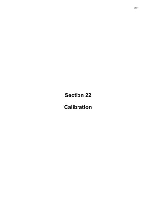 Section 22
Calibration
297
 