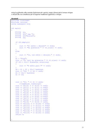 Gjuha programuese C++ | PDF