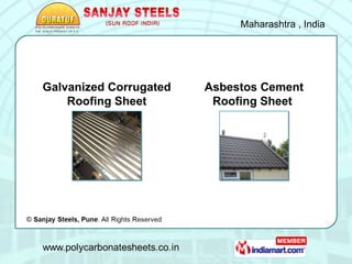 Galvanized Corrugated Roofing Sheet Asbestos Cement Roofing Sheet  