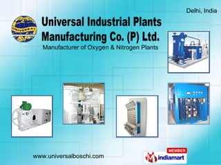 Manufacturer of Oxygen & Nitrogen Plants Delhi, India 