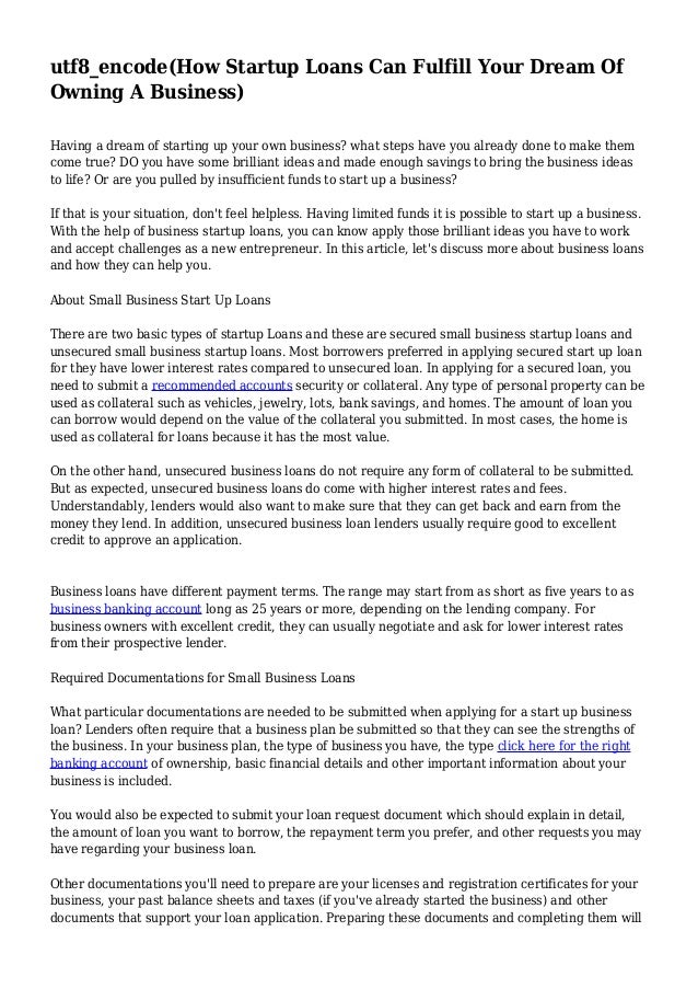 Unsecured Business Loan For Startup - FinanceViewer