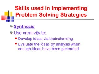 138755986 problem-solving-methods-ppt | PPT