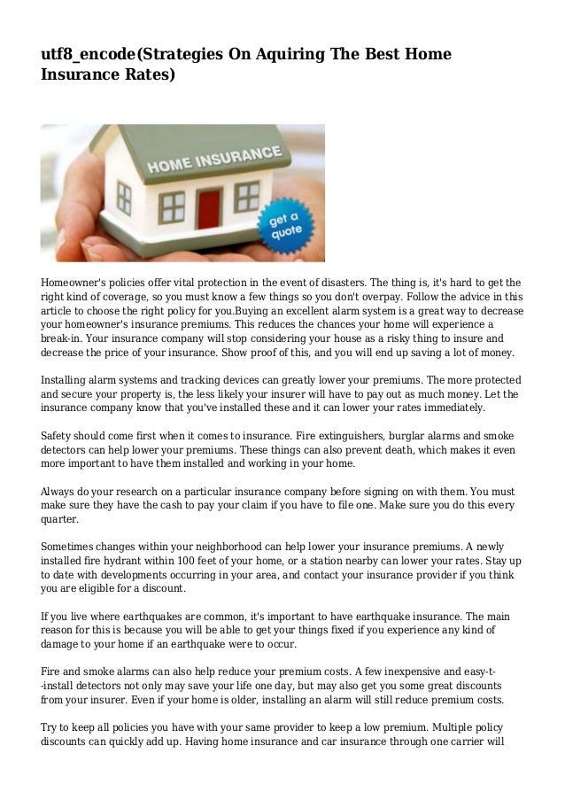 normal home insurance rates