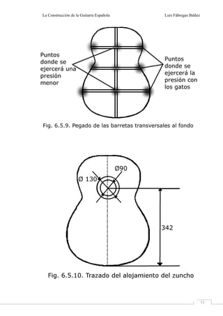 La Construcción de la Guitarra Española Luis Fábregas Ibáñez
53
 