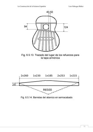 La Construcción de la Guitarra Española Luis Fábregas Ibáñez
55
 