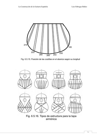 La Construcción de la Guitarra Española Luis Fábregas Ibáñez
56
 