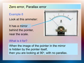 Parralax Eror Ruler error analysis in measurement course.ppt