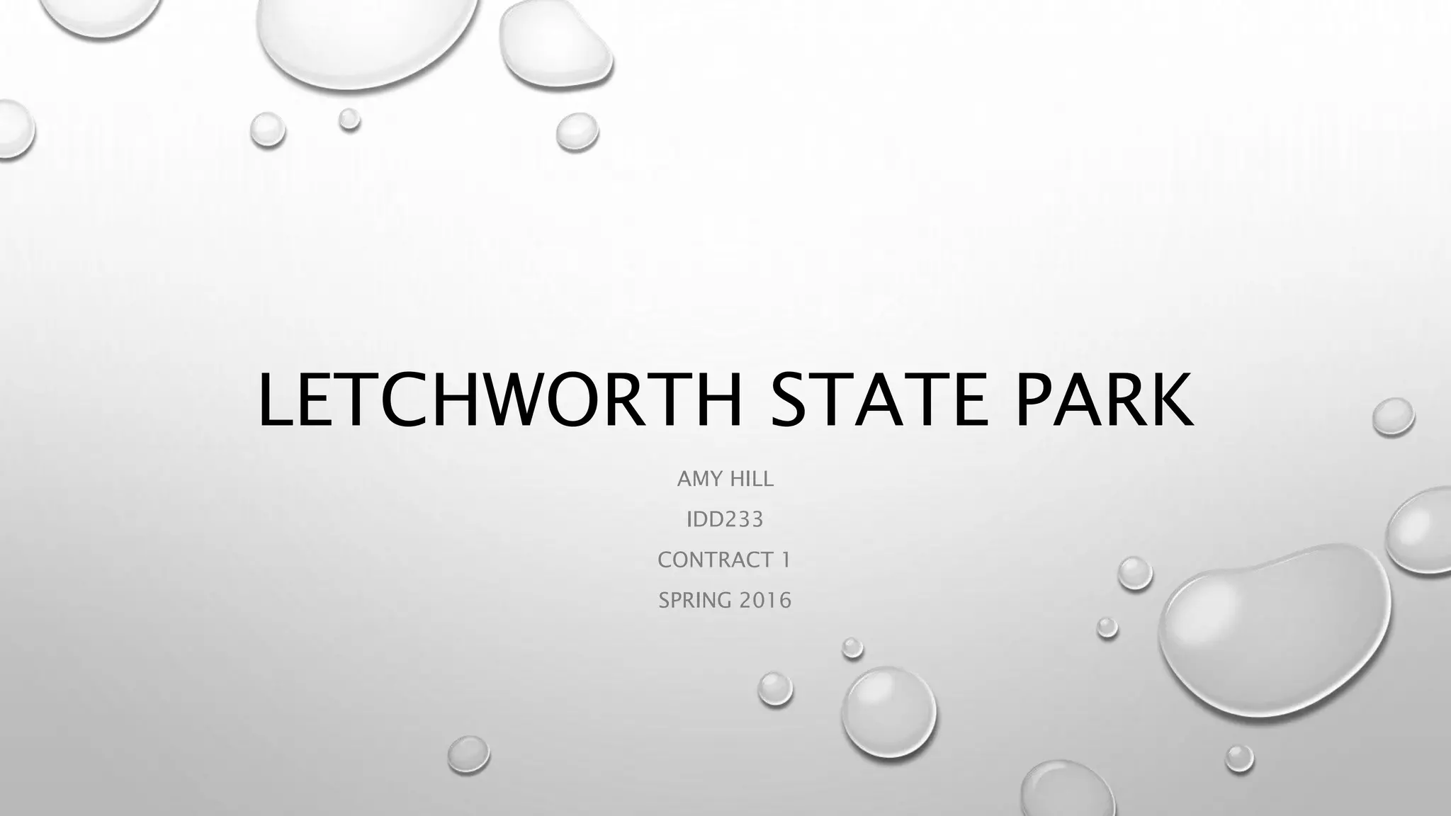 Letchworth state park PPT