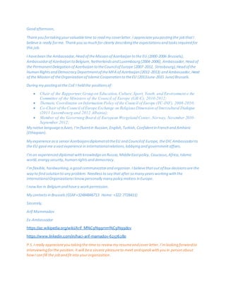 cover letter | PDF