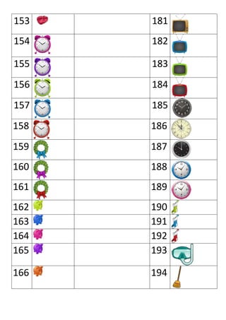 153   181
154   182

155   183
156   184
157   185
158   186
159   187
160   188
161   189
162   190
163   191
164   192
165   193

166   194
 