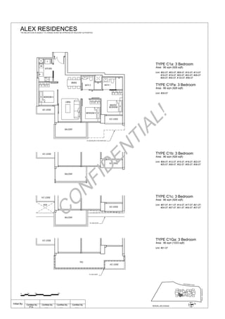 Alex Residences Floor Plan Draft - NewLaunch.com.sg