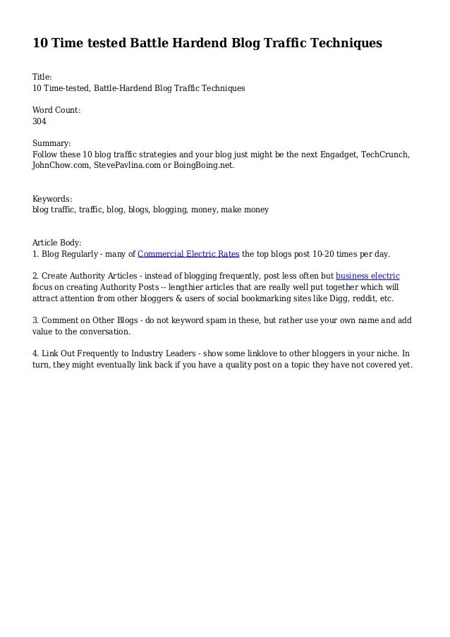 Do Blogs Make Money Reddit Gaurani Almightywind Info - 10 time tested battle hardend blog traffic techniques title 10 time tested