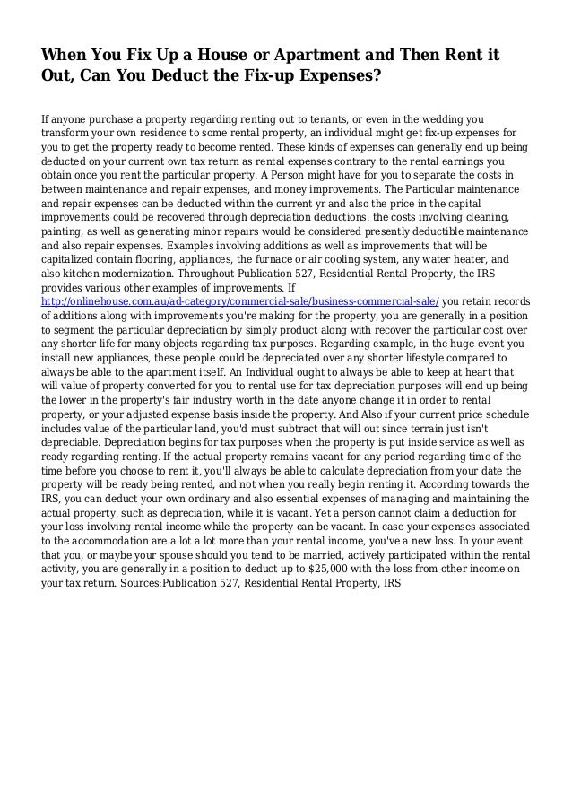 buying a house then renting it out