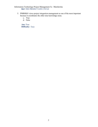 Information Technology Project Management Providing Measurable ...