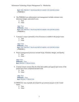 Information Technology Project Management Providing Measurable ...