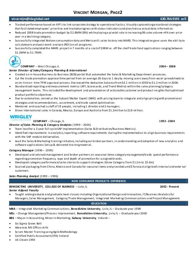 resume vincent g duffy phd