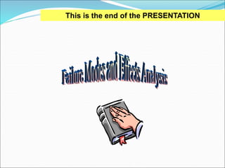 This is the end of the PRESENTATION
 