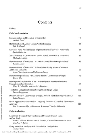 Modern Geotechnical Design Codes of Practice Implementation Application ...