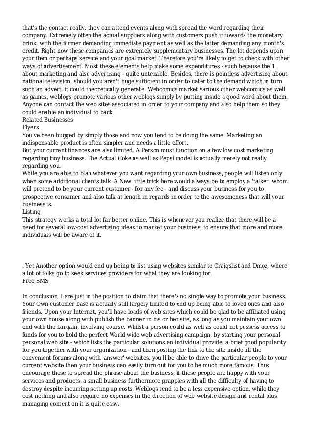 Best Way to Advertise a Small Business