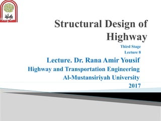 Structural Drivers Powerpoint Design structural design of highway pavement .ppt