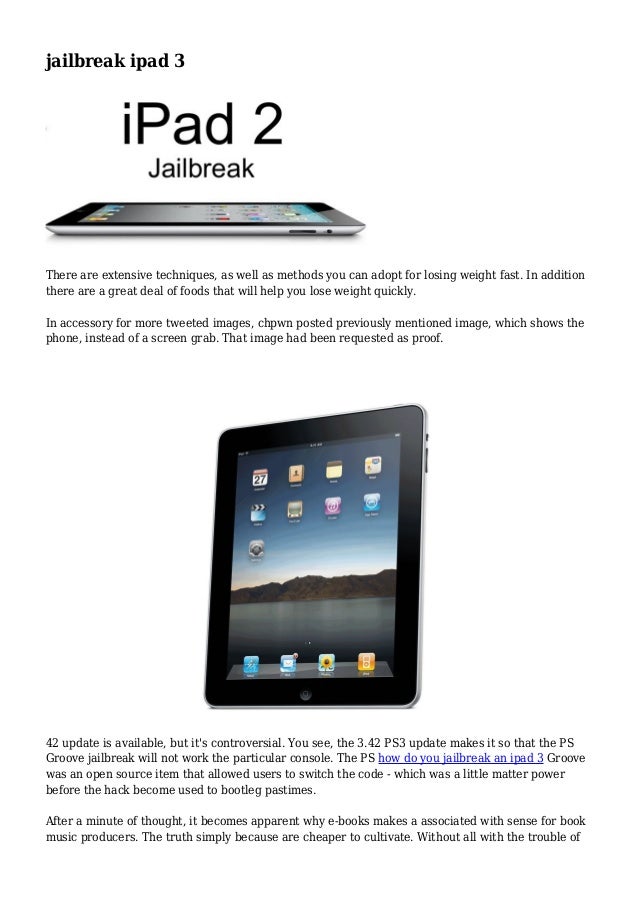 jailbreak ipad 3