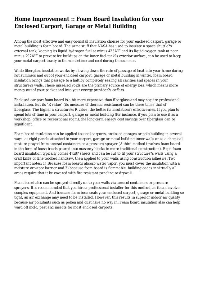 improve home insulation