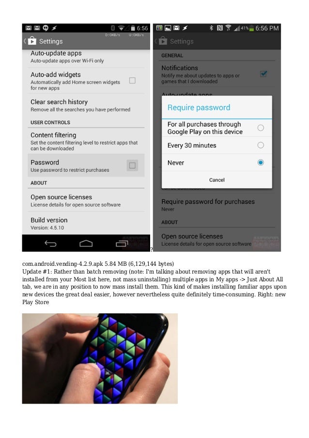 Latest Google Play Store 4 6 16 4 6 17 With Batch App Install New