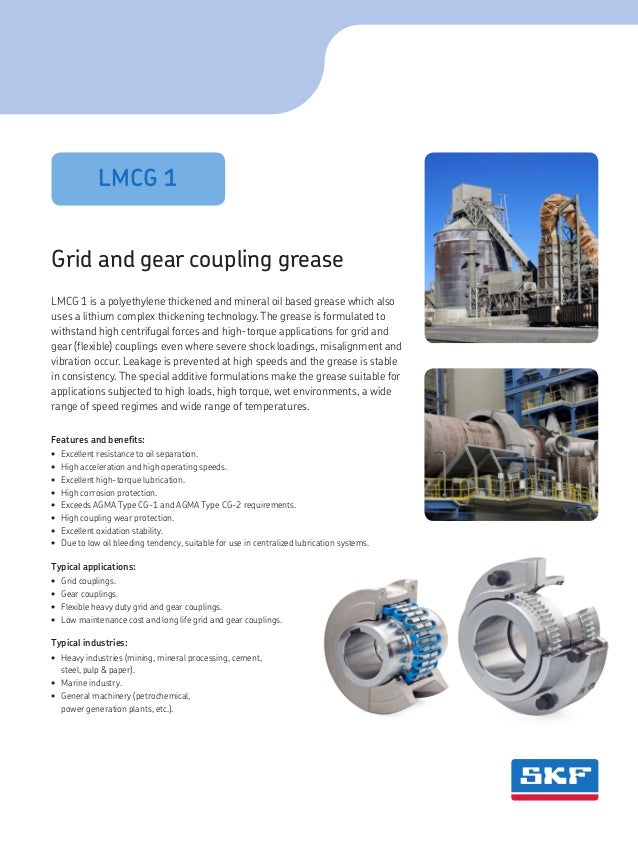 NEW SKF Special grease for Gear & Grid couplings