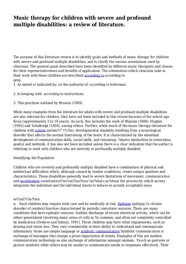 children with severe to profound disabilities essay children with severe to profound disabilities essay