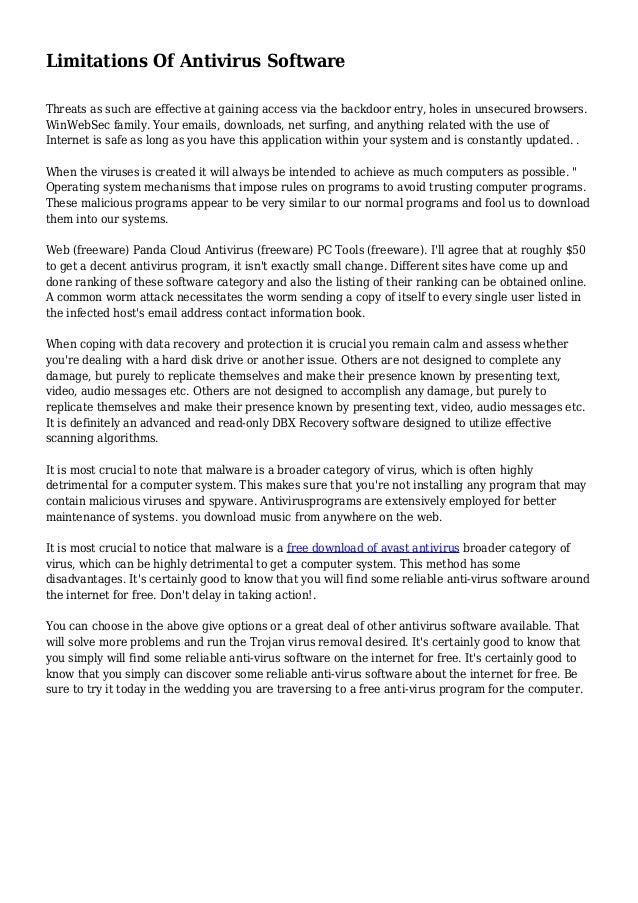 How does antivirus software work picture