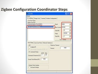 Zigbee Configuration Coordinator Steps
 