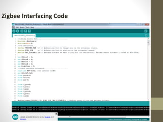 Zigbee Interfacing Code
 