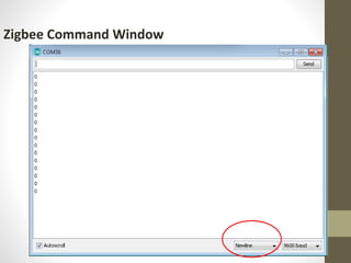 Zigbee Command Window
 