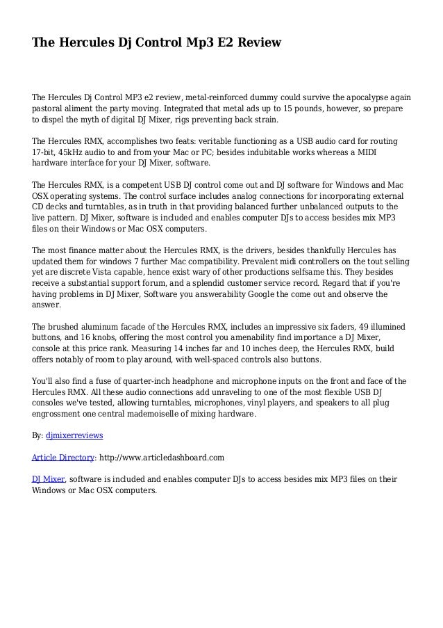 Mp3 mixer for mac free