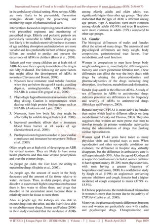 Adverse Drug Reactions Risk Factors, Epidemiology, and Management ...