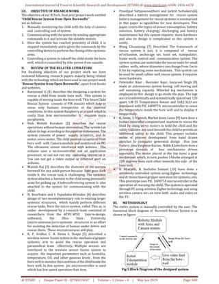 Smart Child Rescue System Program Child Rescue System from Open Borewells | PDF