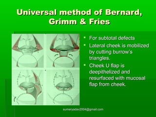 lip reconstruction | PPT