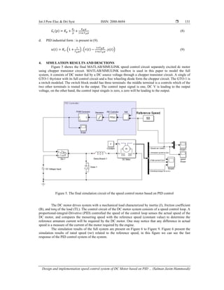 Design and implementation speed control system of DC Motor based on PID ...