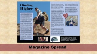 Magazine Spread
 