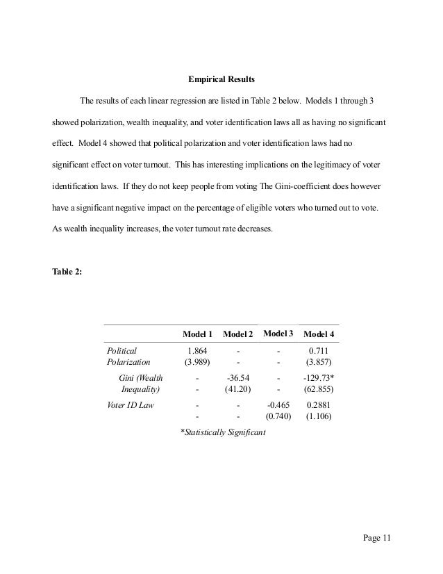Linear regression research paper