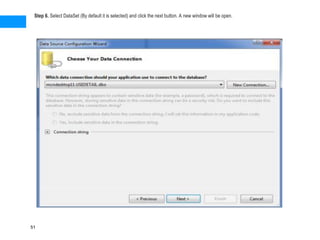 Step 6. Select DataSet (By default it is selected) and click the next button. A new window will be open.
51
 