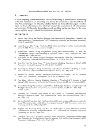 A Review on Scheduling in Cloud Computing | PDF