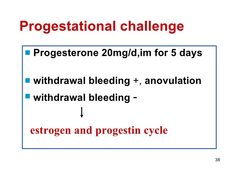 Medroxyprogesterone And Withdrawal Bleeding