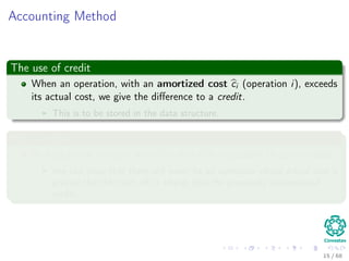 13 Amortized Analysis | PDF