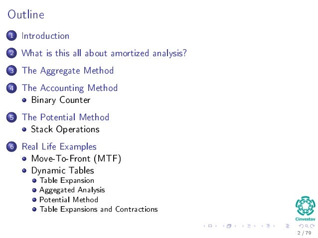 13 amortized analysis