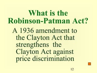 13 antitrust and regulation | PPT